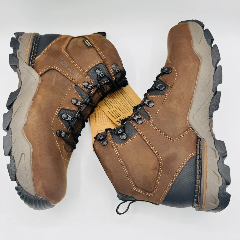 Irish Setter Crosby‎ Boots Men's Size 11 D Brown Waterproof Non Metallic Toe